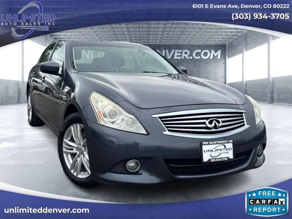 used 2012 INFINITI G37x car, priced at $10,497