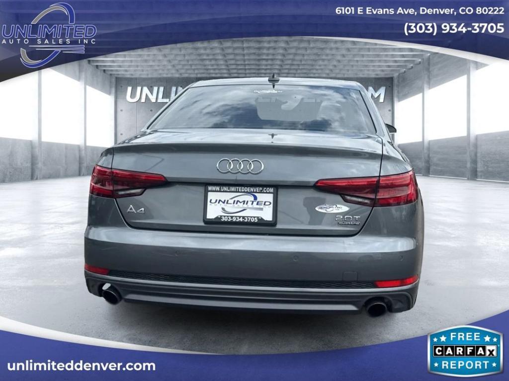 used 2017 Audi A4 car, priced at $18,998