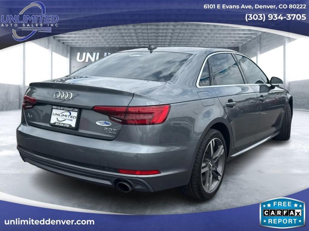 used 2017 Audi A4 car, priced at $18,998