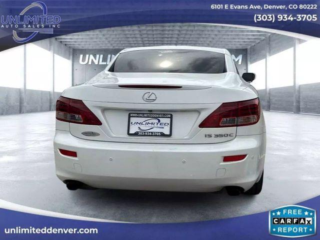 used 2012 Lexus IS 350C car, priced at $18,999