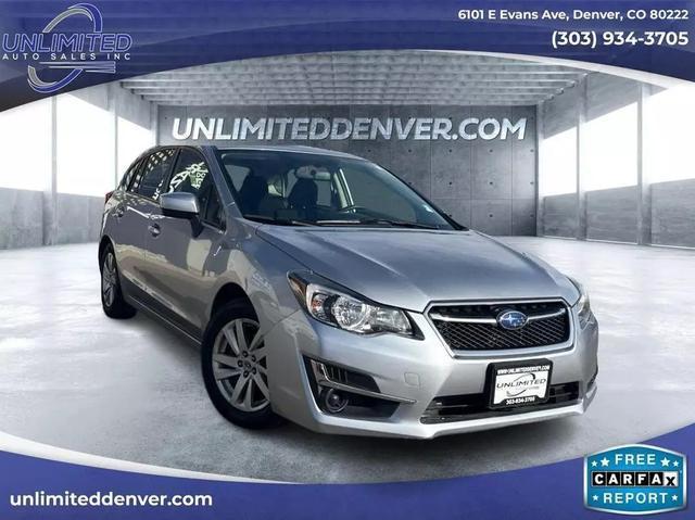 used 2016 Subaru Impreza car, priced at $15,999