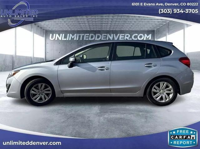 used 2016 Subaru Impreza car, priced at $15,999