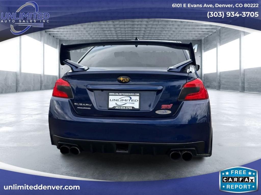 used 2020 Subaru WRX STI car, priced at $29,999