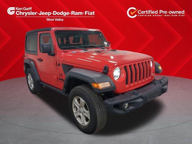 used 2021 Jeep Wrangler car, priced at $27,574