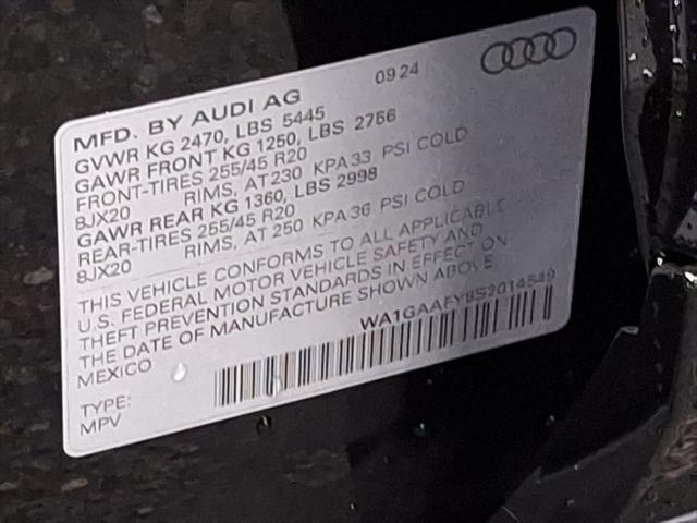 new 2025 Audi Q5 car, priced at $50,380