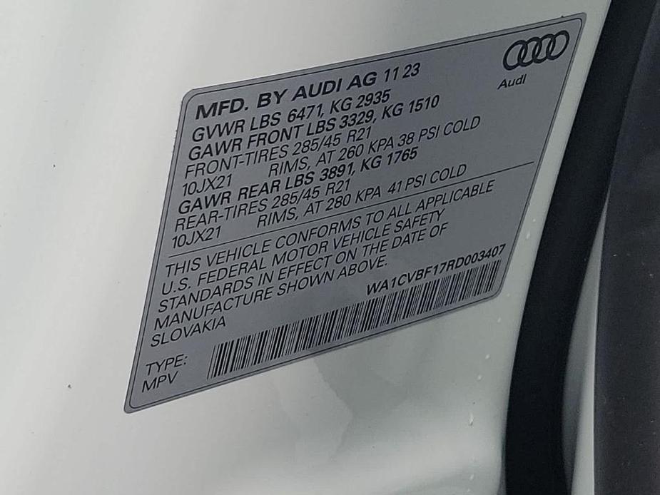 new 2024 Audi Q8 car, priced at $88,390