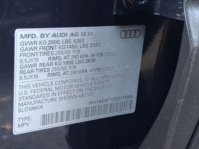 new 2025 Audi Q7 car, priced at $62,470