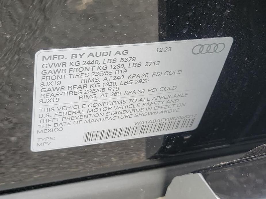 new 2024 Audi Q5 car, priced at $49,895
