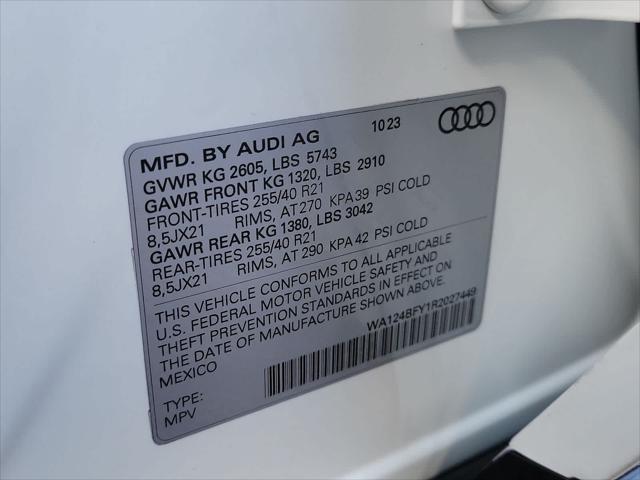 new 2024 Audi SQ5 car, priced at $73,310