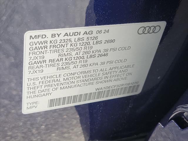 new 2024 Audi Q3 car, priced at $38,470