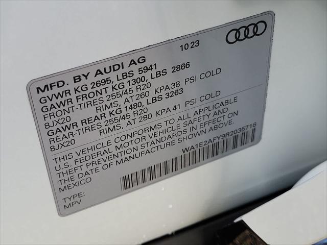 new 2024 Audi Q5 e car, priced at $70,185