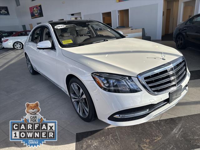 used 2020 Mercedes-Benz S-Class car, priced at $54,420