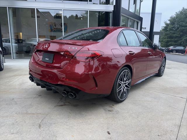 new 2024 Mercedes-Benz AMG C 43 car, priced at $77,820