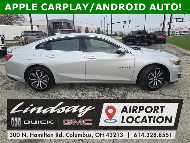 used 2021 Chevrolet Malibu car, priced at $18,154