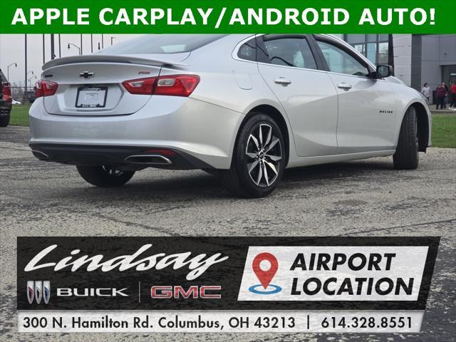 used 2021 Chevrolet Malibu car, priced at $18,154