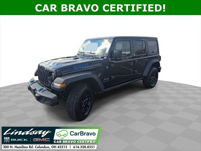 used 2023 Jeep Wrangler 4xe car, priced at $27,462