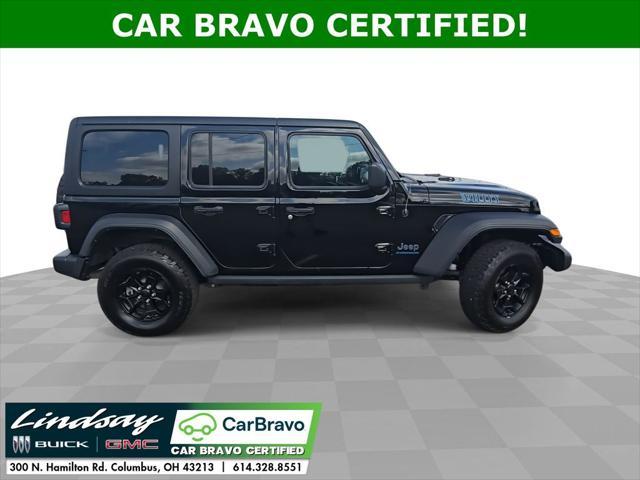 used 2023 Jeep Wrangler 4xe car, priced at $27,462