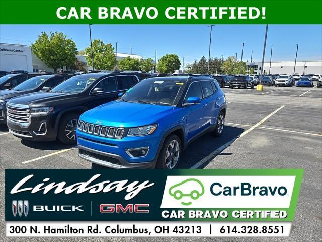 used 2021 Jeep Compass car, priced at $17,462