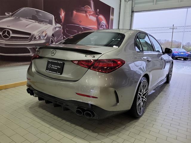 new 2024 Mercedes-Benz AMG C 43 car, priced at $77,645