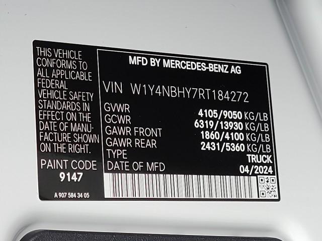 new 2024 Mercedes-Benz Sprinter 2500 car, priced at $64,508