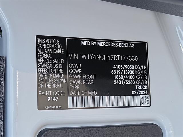 new 2024 Mercedes-Benz Sprinter 2500 car, priced at $65,381