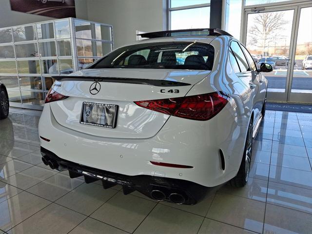 new 2025 Mercedes-Benz AMG C 43 car, priced at $79,145