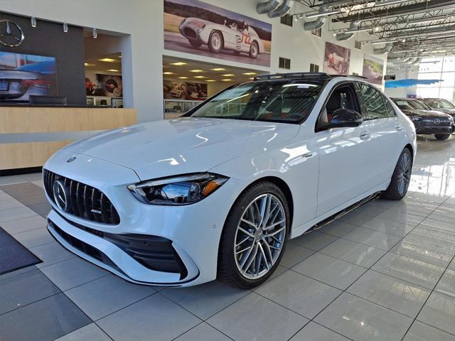 new 2025 Mercedes-Benz AMG C 43 car, priced at $79,145