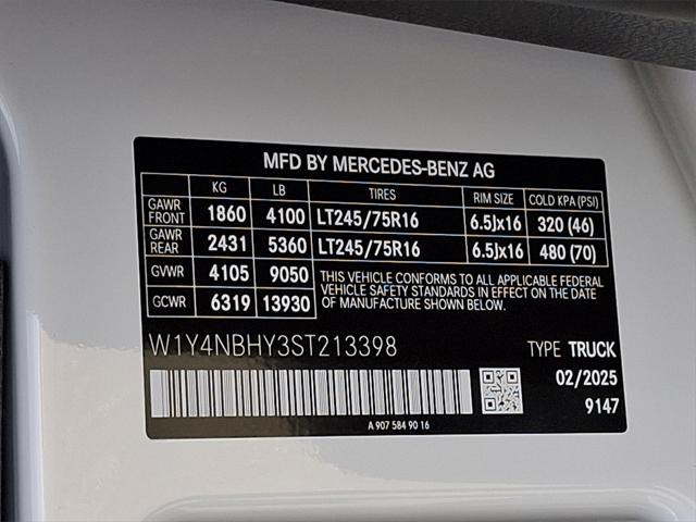 new 2025 Mercedes-Benz Sprinter 2500 car, priced at $66,807