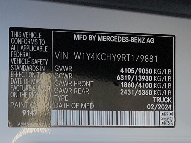 new 2024 Mercedes-Benz Sprinter 2500 car, priced at $62,682