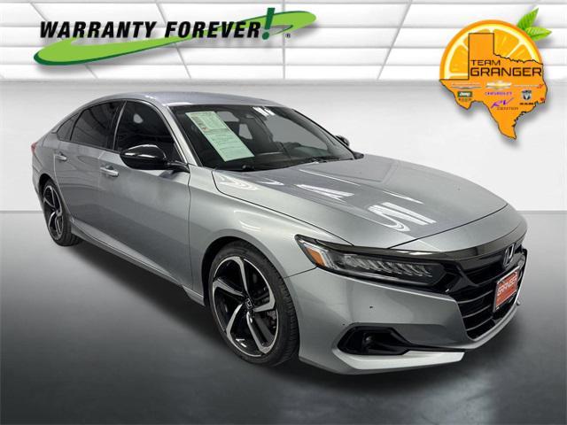 used 2021 Honda Accord car, priced at $25,595