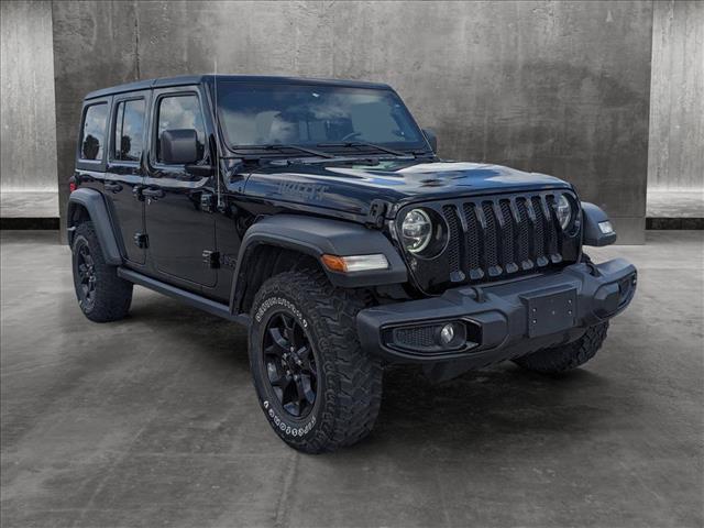 used 2021 Jeep Wrangler Unlimited car, priced at $31,997