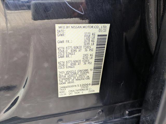 used 2015 Nissan Titan car, priced at $16,991