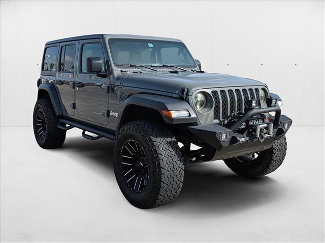 used 2021 Jeep Wrangler Unlimited car, priced at $31,645