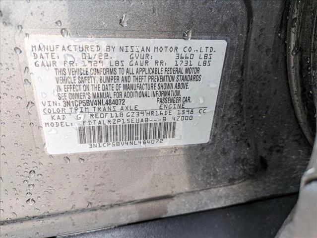 used 2022 Nissan Kicks car, priced at $18,618