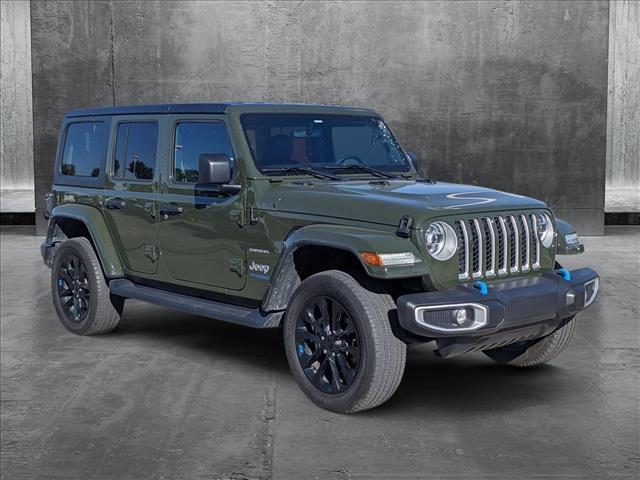 used 2022 Jeep Wrangler Unlimited 4xe car, priced at $33,481