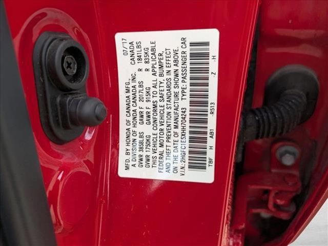 used 2017 Honda Civic car, priced at $19,398