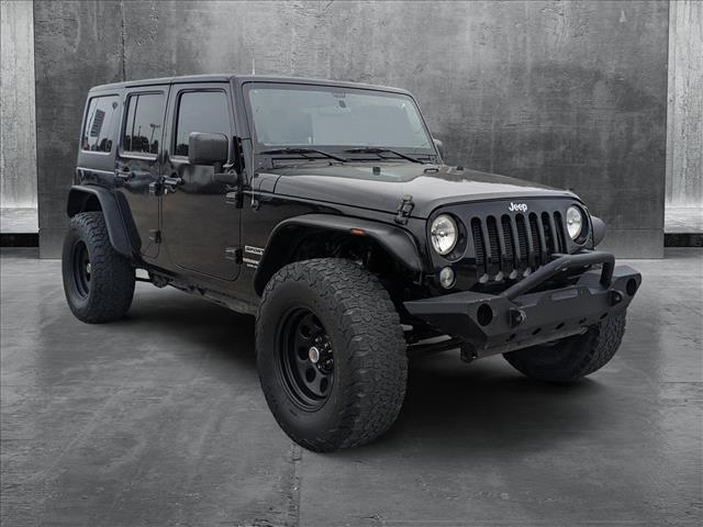 used 2017 Jeep Wrangler Unlimited car, priced at $20,991