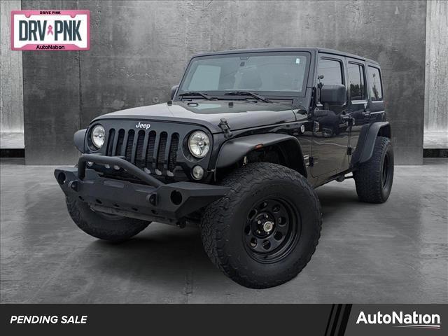 used 2017 Jeep Wrangler Unlimited car, priced at $20,991