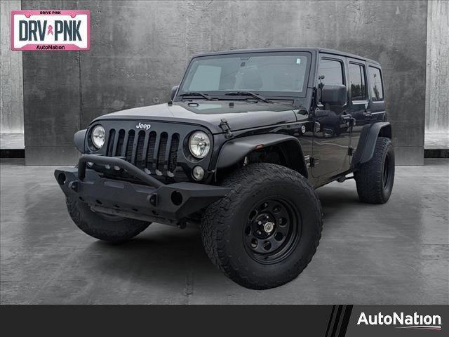 used 2017 Jeep Wrangler Unlimited car, priced at $20,391