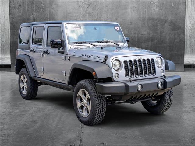 used 2017 Jeep Wrangler Unlimited car, priced at $22,991