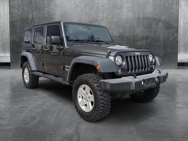 used 2017 Jeep Wrangler Unlimited car, priced at $16,782