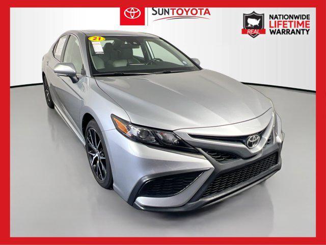 used 2021 Toyota Camry car, priced at $21,957
