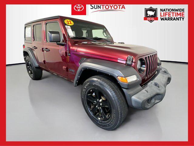 used 2022 Jeep Wrangler Unlimited car, priced at $29,675
