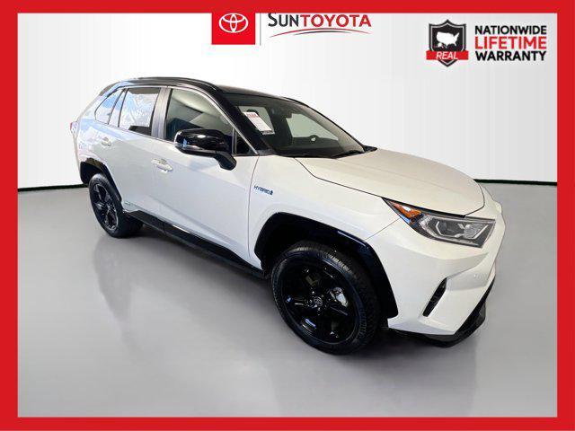 used 2021 Toyota RAV4 Hybrid car, priced at $32,475
