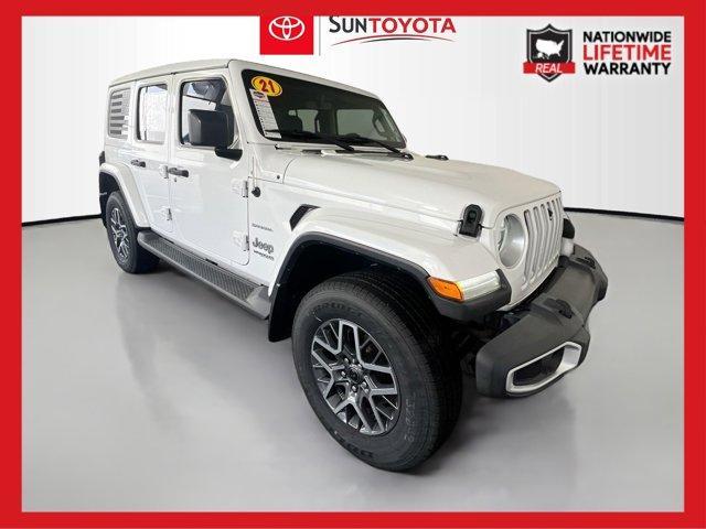 used 2021 Jeep Wrangler Unlimited car, priced at $34,989