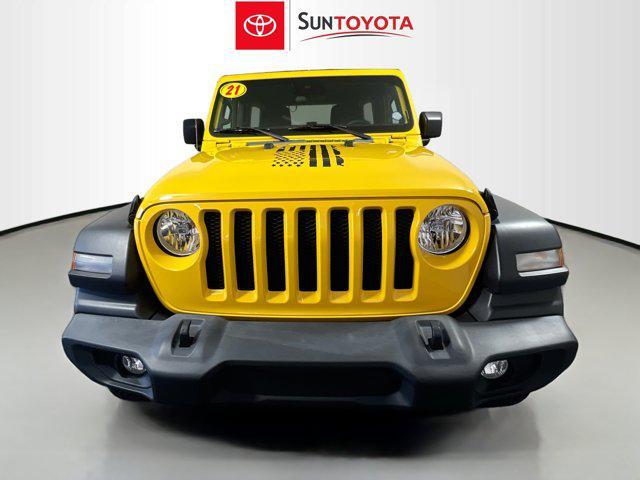 used 2021 Jeep Wrangler Unlimited car, priced at $31,625