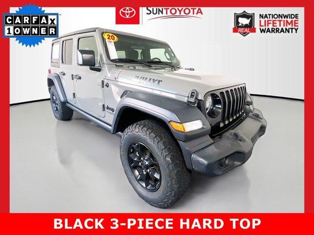 used 2020 Jeep Wrangler Unlimited car, priced at $25,979