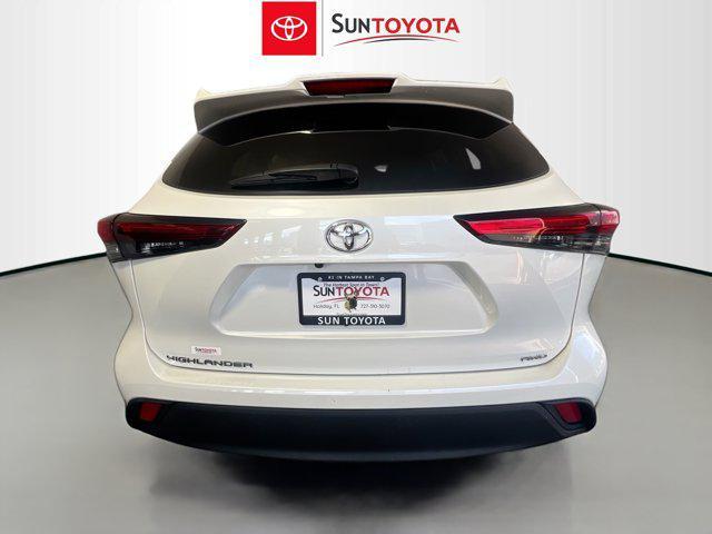 used 2021 Toyota Highlander car, priced at $28,129