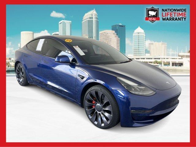 used 2022 Tesla Model 3 car, priced at $29,975