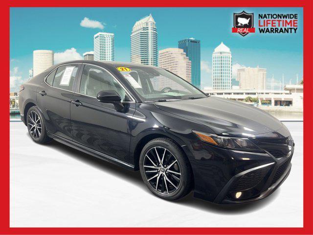 used 2021 Toyota Camry car, priced at $20,390